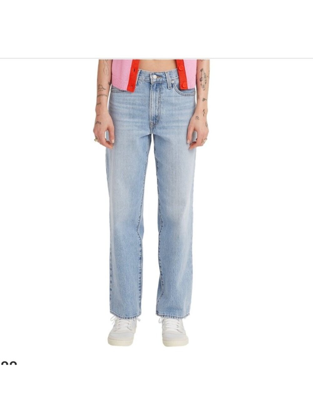 Levi’s 94 Baggy Jeans Women’s 34 Light Wash 100% Cotton Relaxed Loose Fit